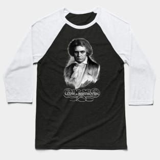 Ludw. v. Beethoven (White Variant) Baseball T-Shirt